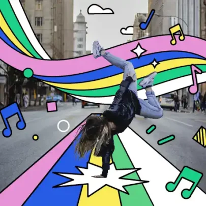 Video collage mixed media video hybrid motion graphics FEVR New York Live Action and Animation