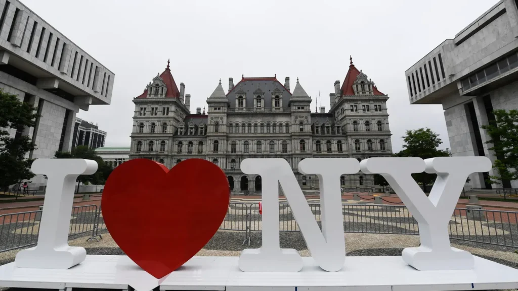 I Love New York Logo Glaser City view FEVR Motion Graphics Services New York